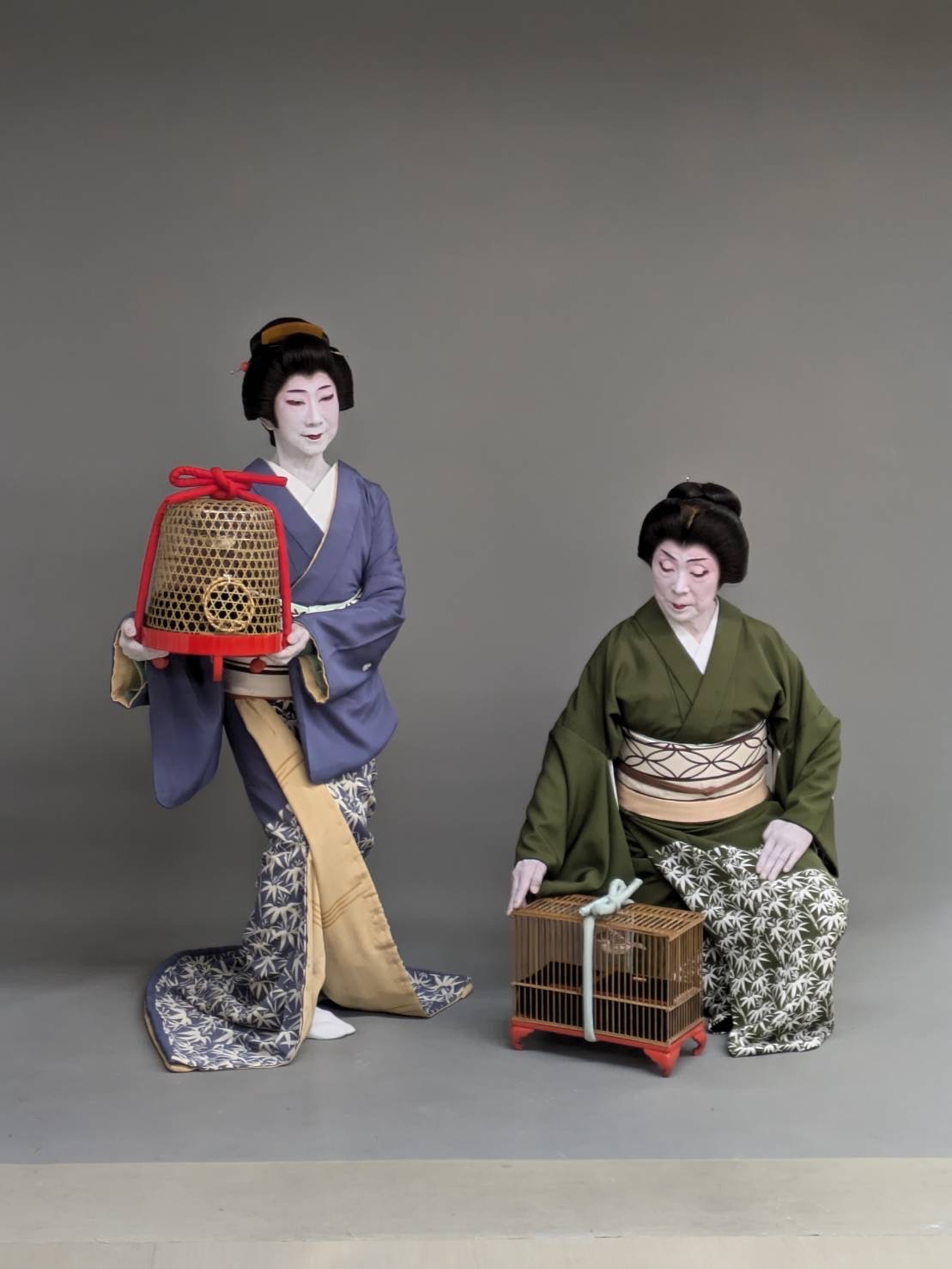 坂東流チャリティー舞踊会 吉原雀 坂東啓・坂東栄紫